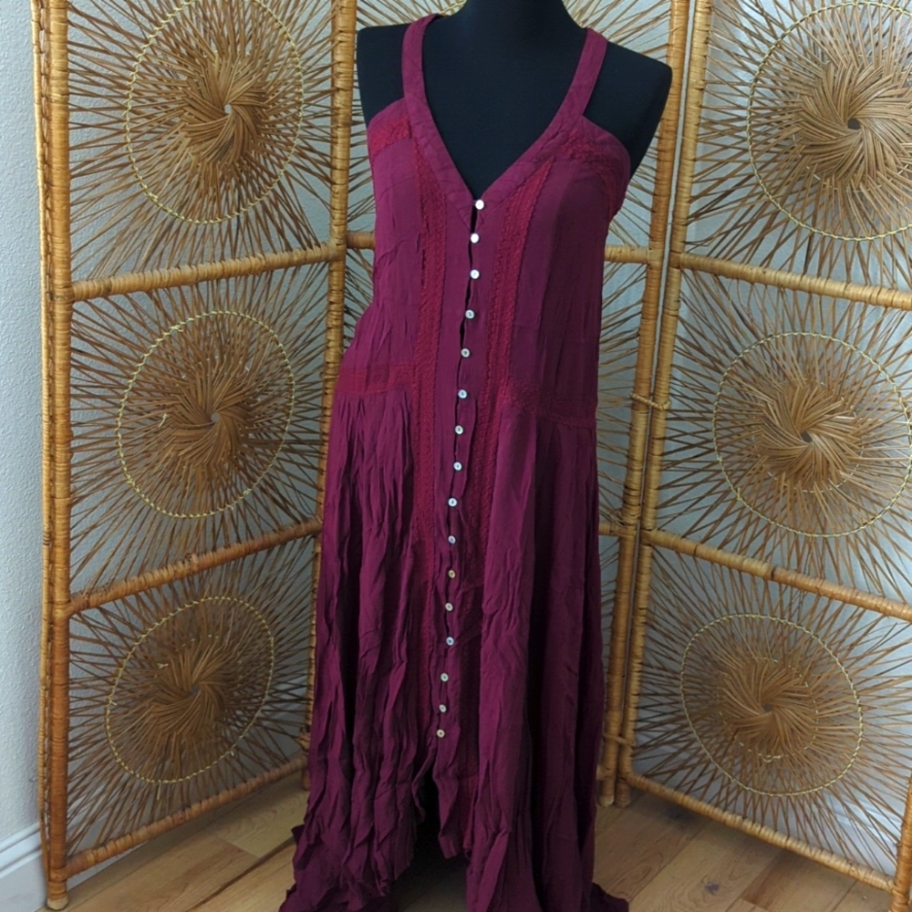 free people maxi dress size L